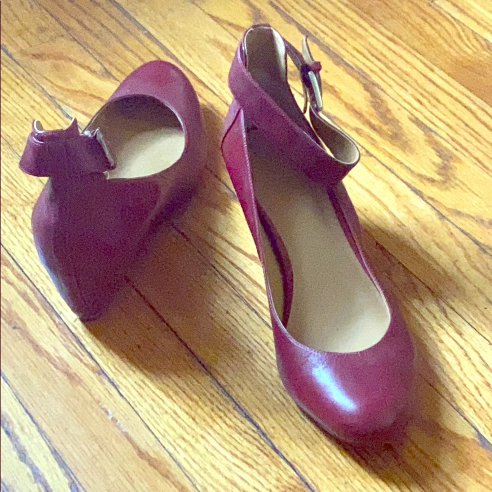Wedge Ankle Strap Shoes